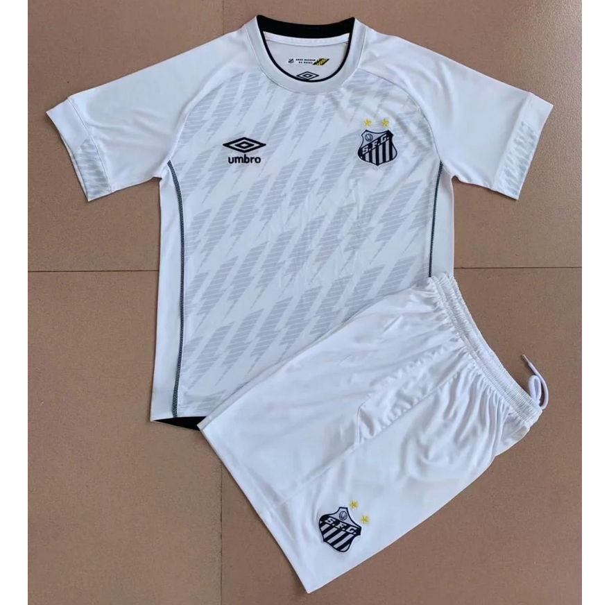 2021/22 Santos FC Kids Home Soccer Kits Shirt With Shorts